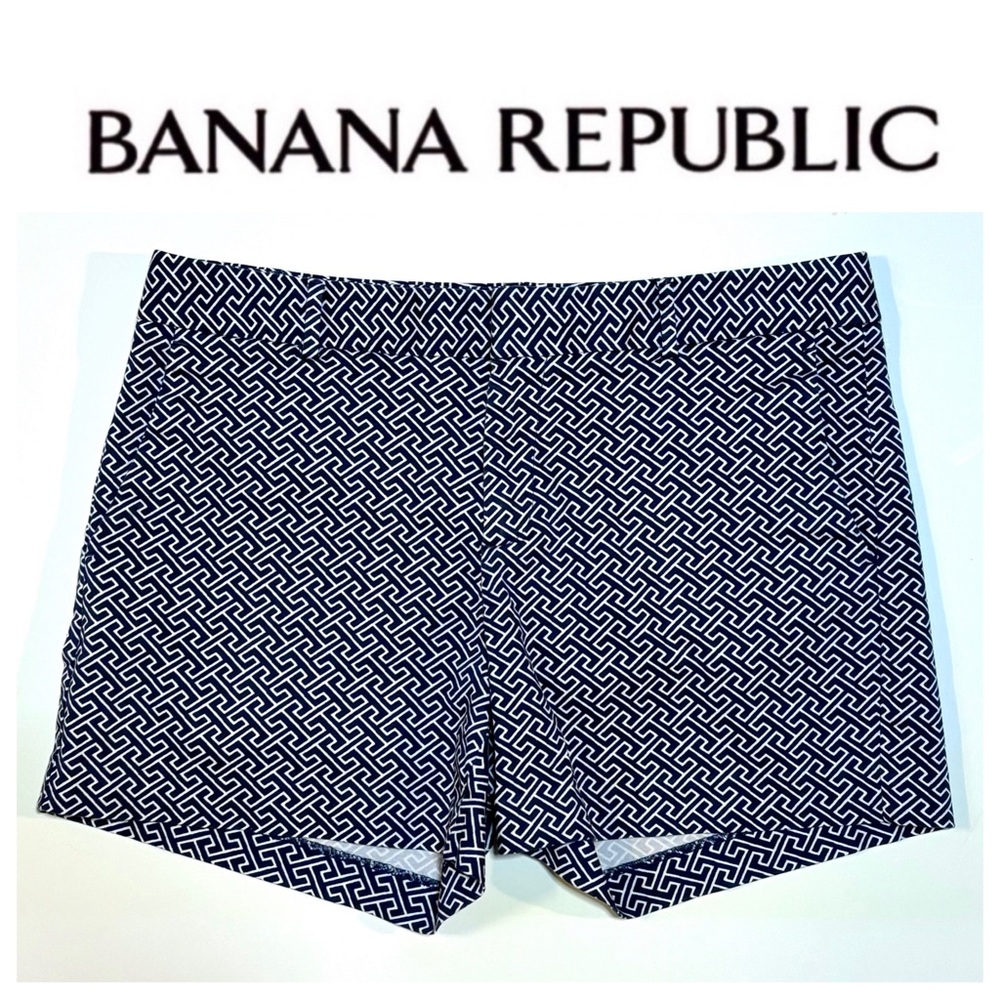 Banana Republic Hampton Shorts Blue White 10